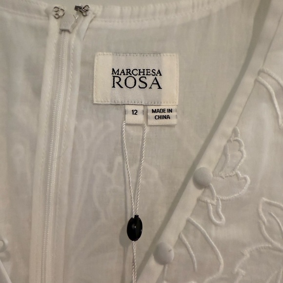 Marchesa White Lace Maxi Dress - Picture 3 of 3